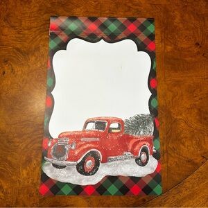 DIY Vinyl Red & Green Vintage Truck Garden Flag  Cut Your vinyl and adhere